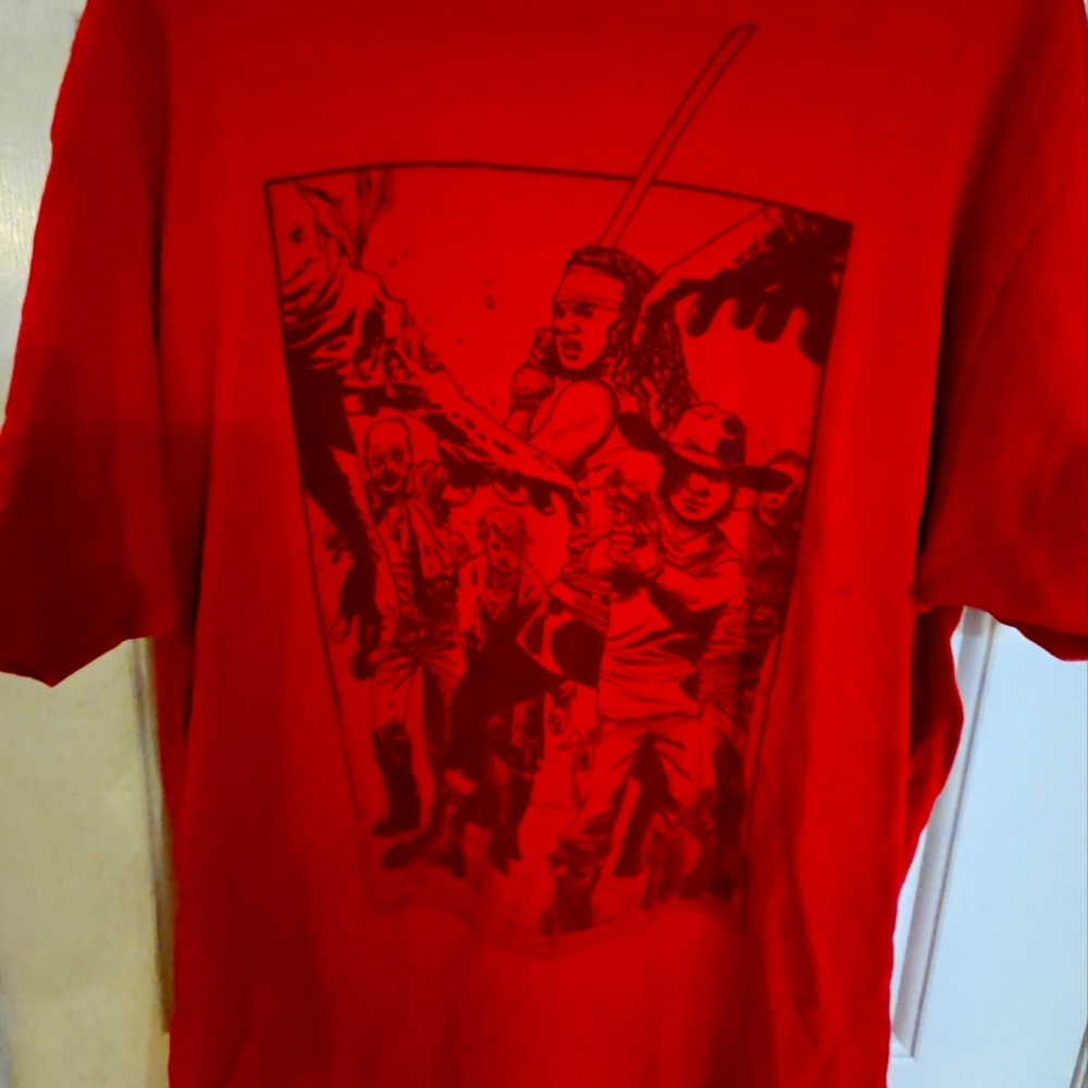 The Walking Dead Michonne and Carl Shirt XXL